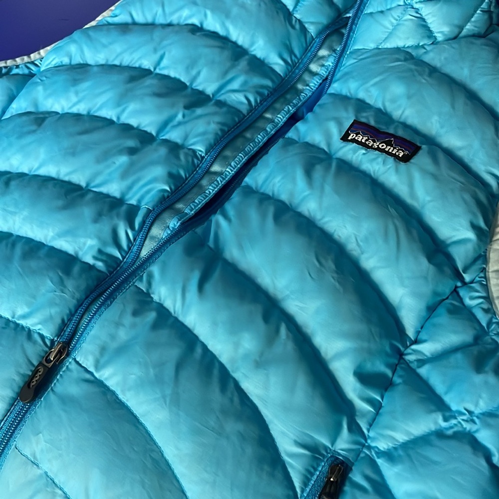 Patagonia Blue Puffer Vest. Size S